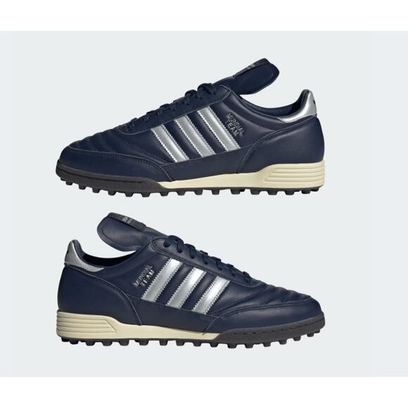 adidas Originals Men's Mundial Team RS Shoes Size 11 JS0767 Indigo Metallic New - Picture 1 of 11